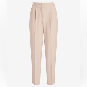 Express High Waisted Pleated Ankle Pant